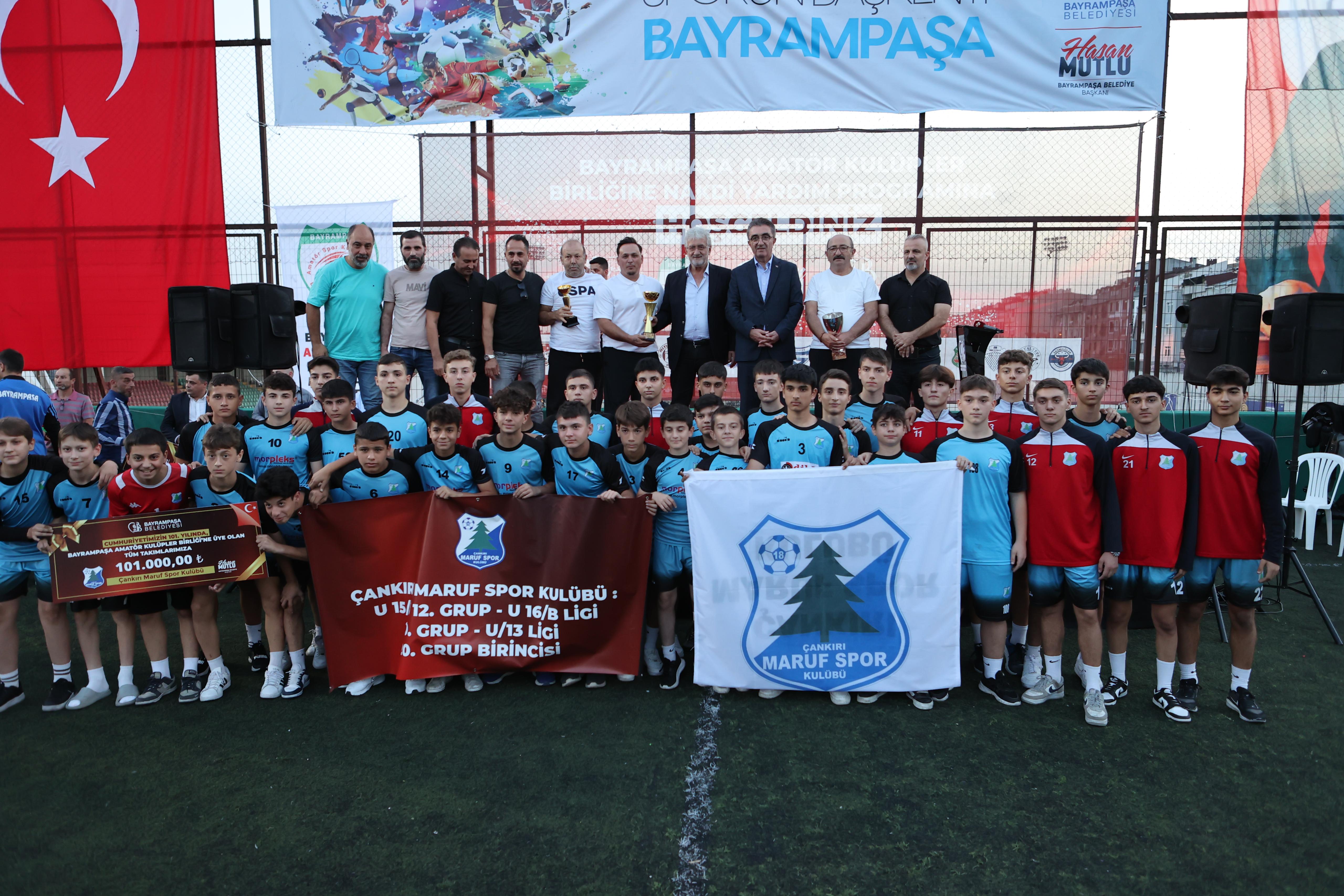 AMATÖR SPOR KULÜPLERİMİZE DESTEĞİ 10 KAT ARTIRDIK